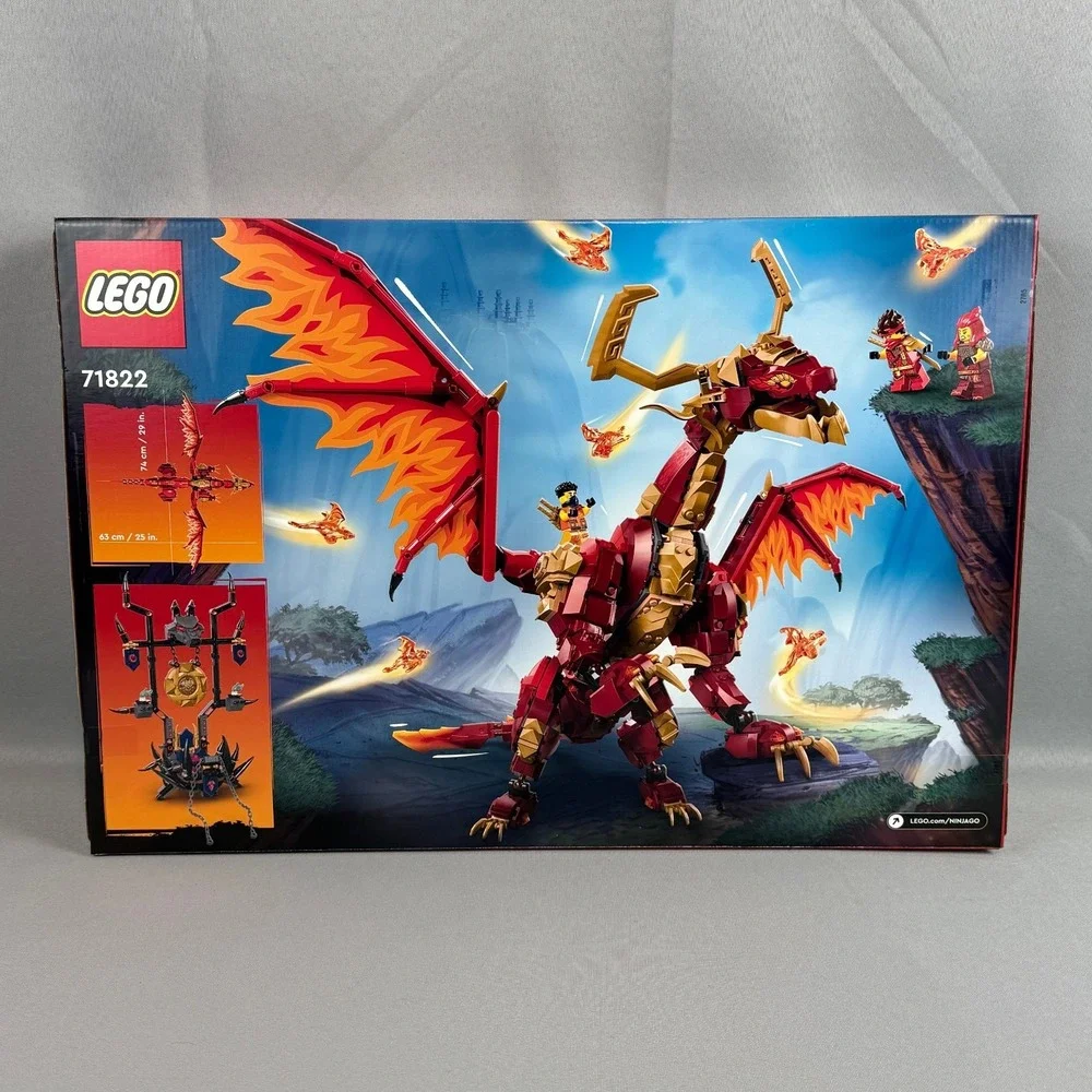 Lego Ninjago #71822 Source Dragon of Motion Retired Brand New Factory Sealed